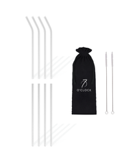 Lange Glasstrohhalme 8er Set | Aris