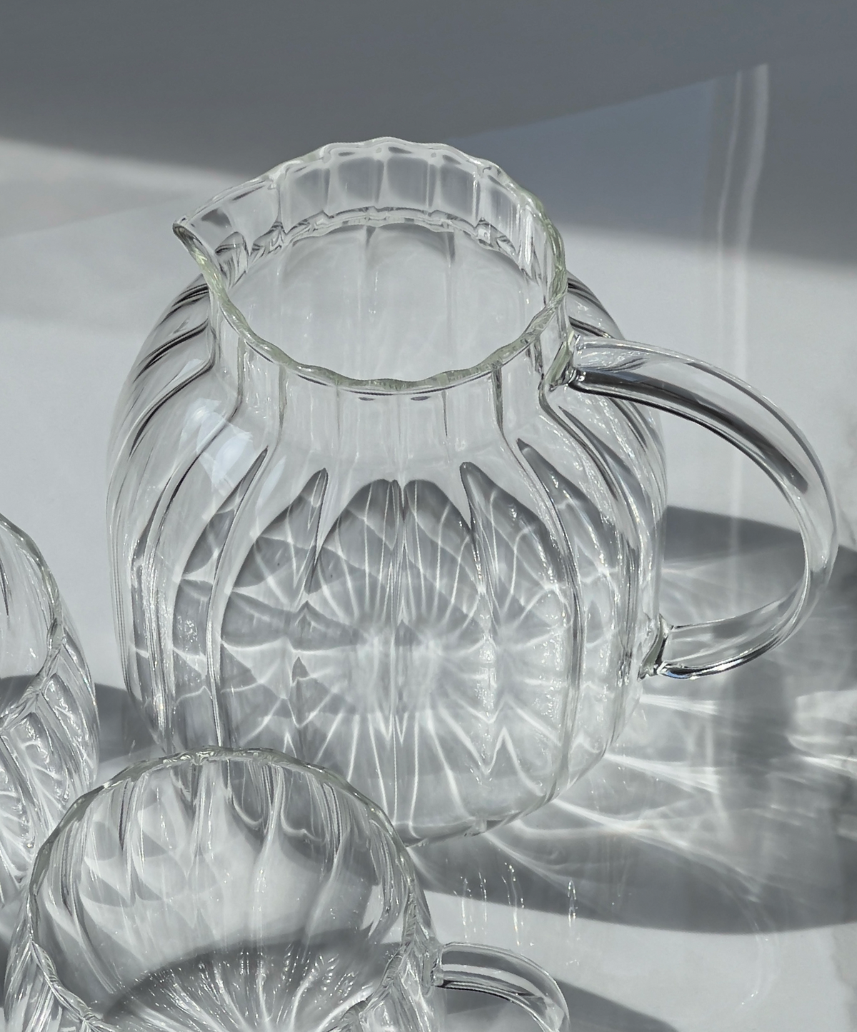Teekaraffe im Streifen-Design, Serie Norway – Draufsicht