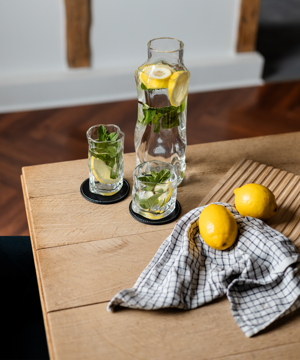 Kleines & großes organisches Glas mit Karaffe | Alaska