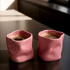 Organischer Keramik Becher Pink | Alaska