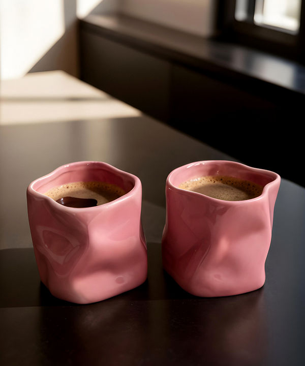 Organischer Keramik Becher Pink | Alaska