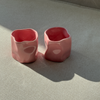 Organischer Keramik Becher Pink | Alaska