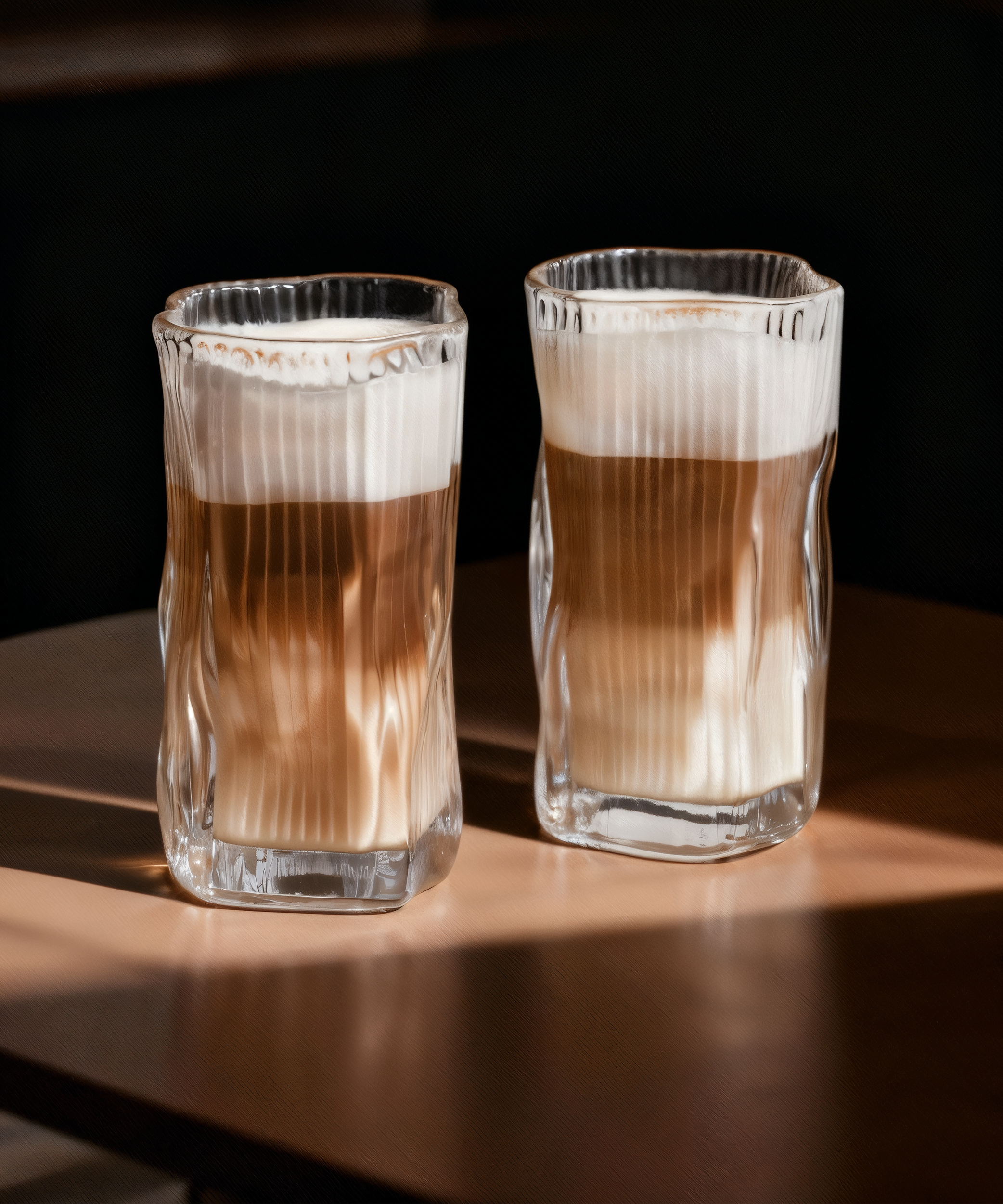 Geriffeltes organisches Glas | Alaska