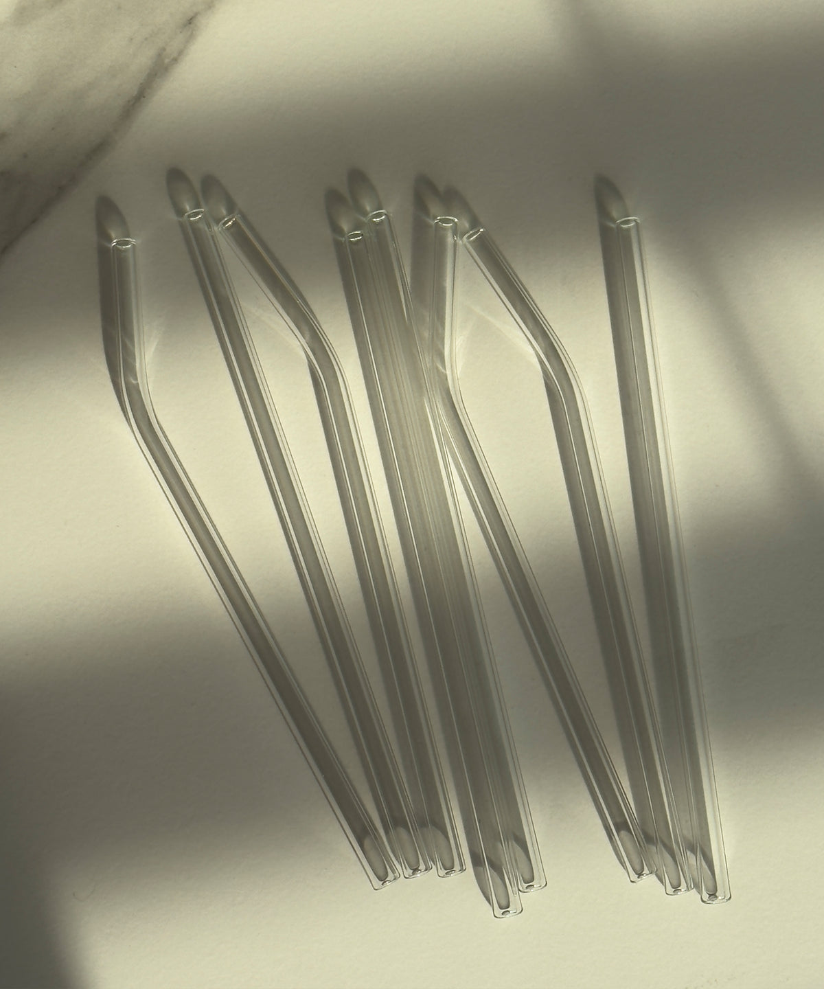 Good-Drink-Set: Eiswürfelformen & Glasstrohhalme