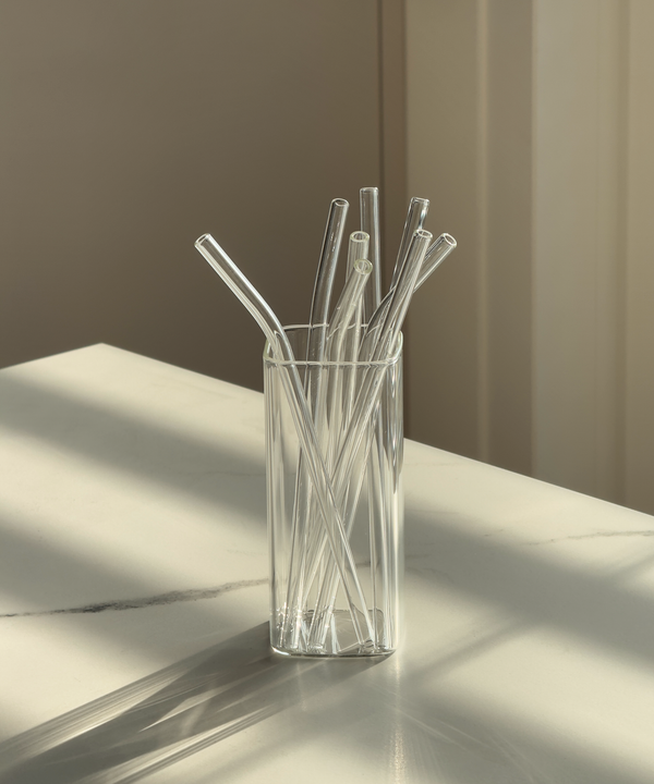 Lange Glasstrohhalme 8er Set | Aris