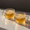 Perlenbesetzte Glastasse | Atlanta