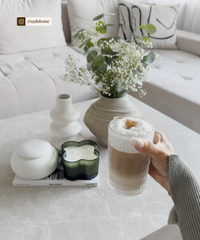 Großes perlenbesetztes Glas | Atlanta