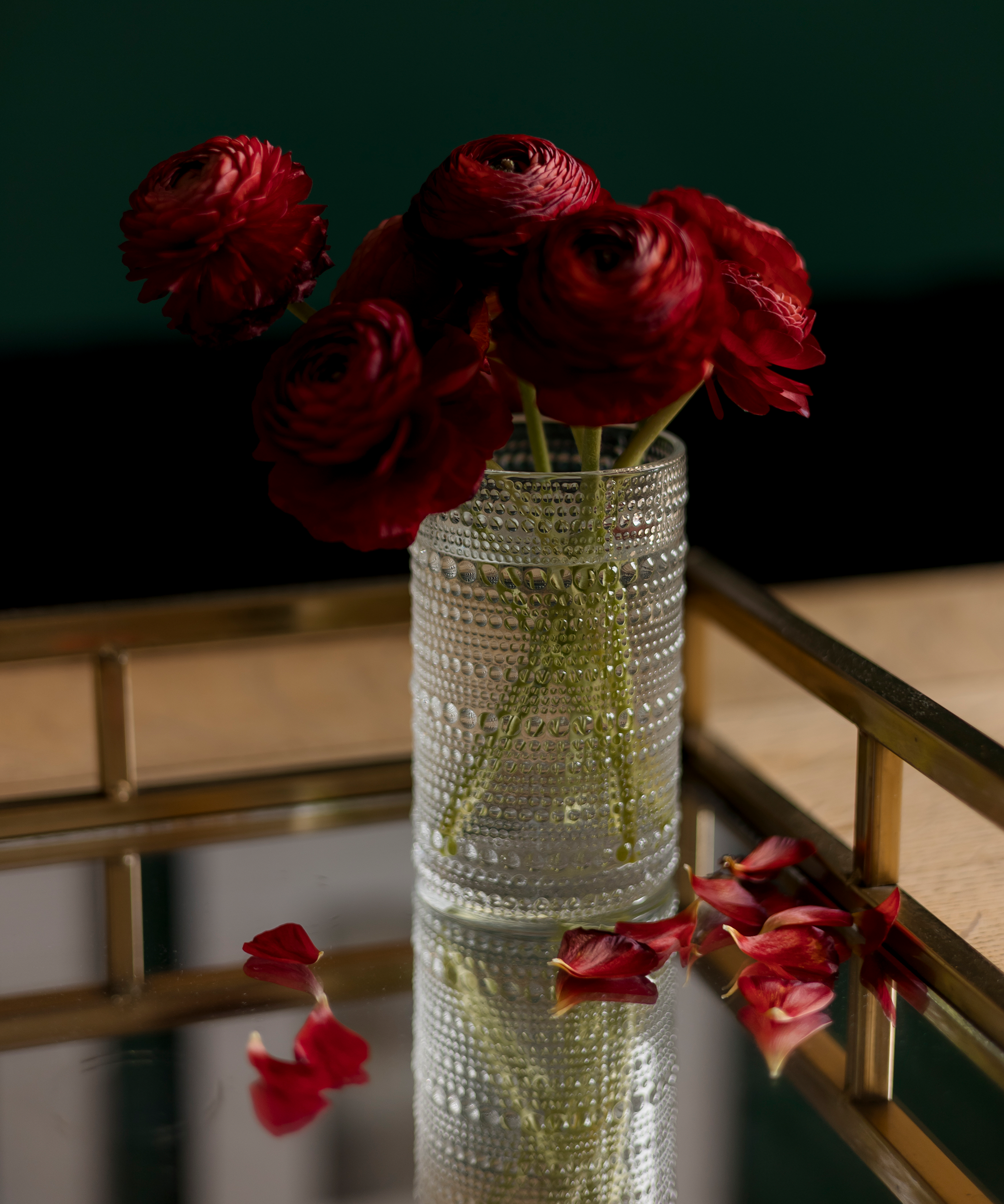 Großes perlenbesetztes Glas | Atlanta