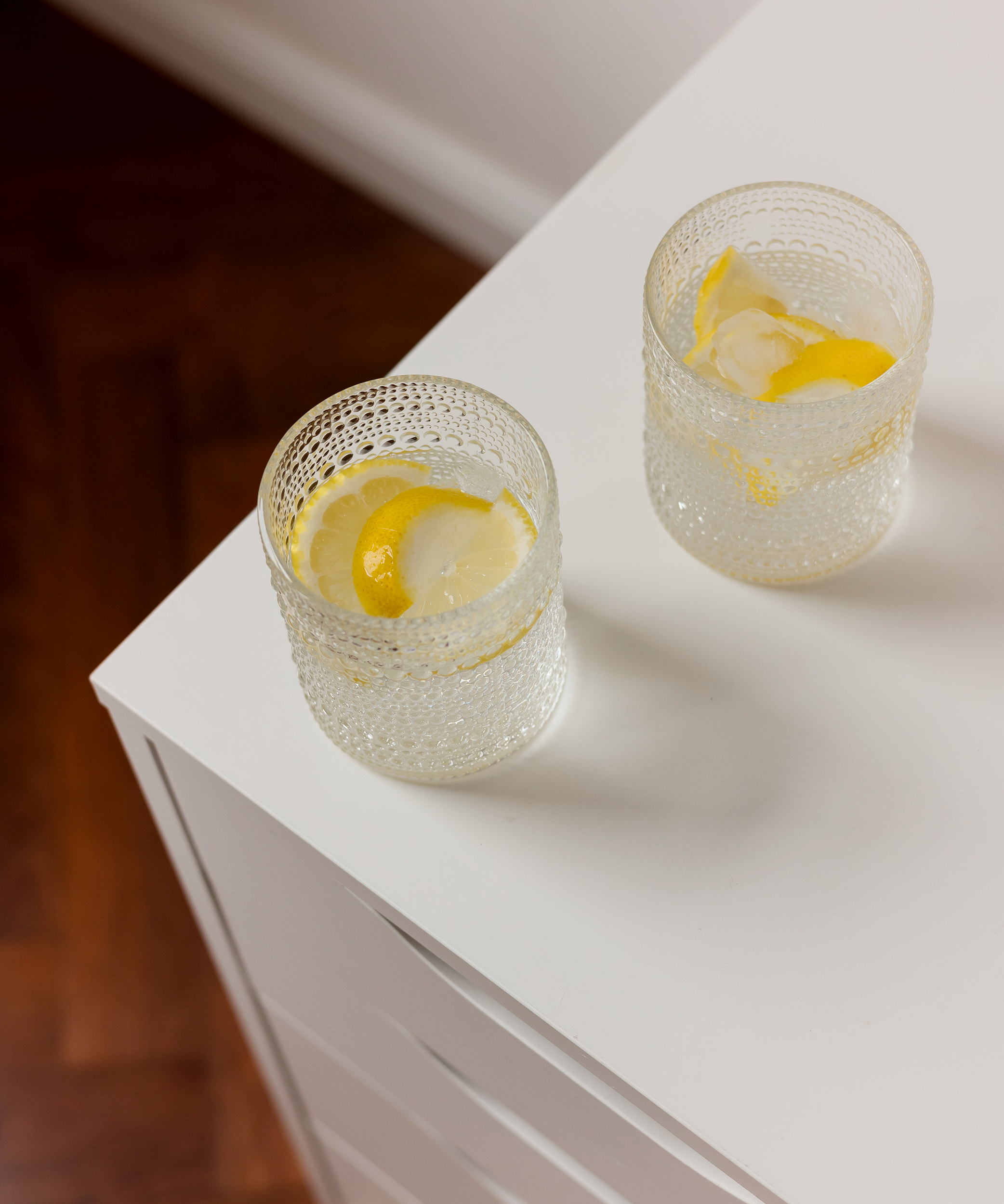 Kleines perlenbesetztes Glas | Atlanta