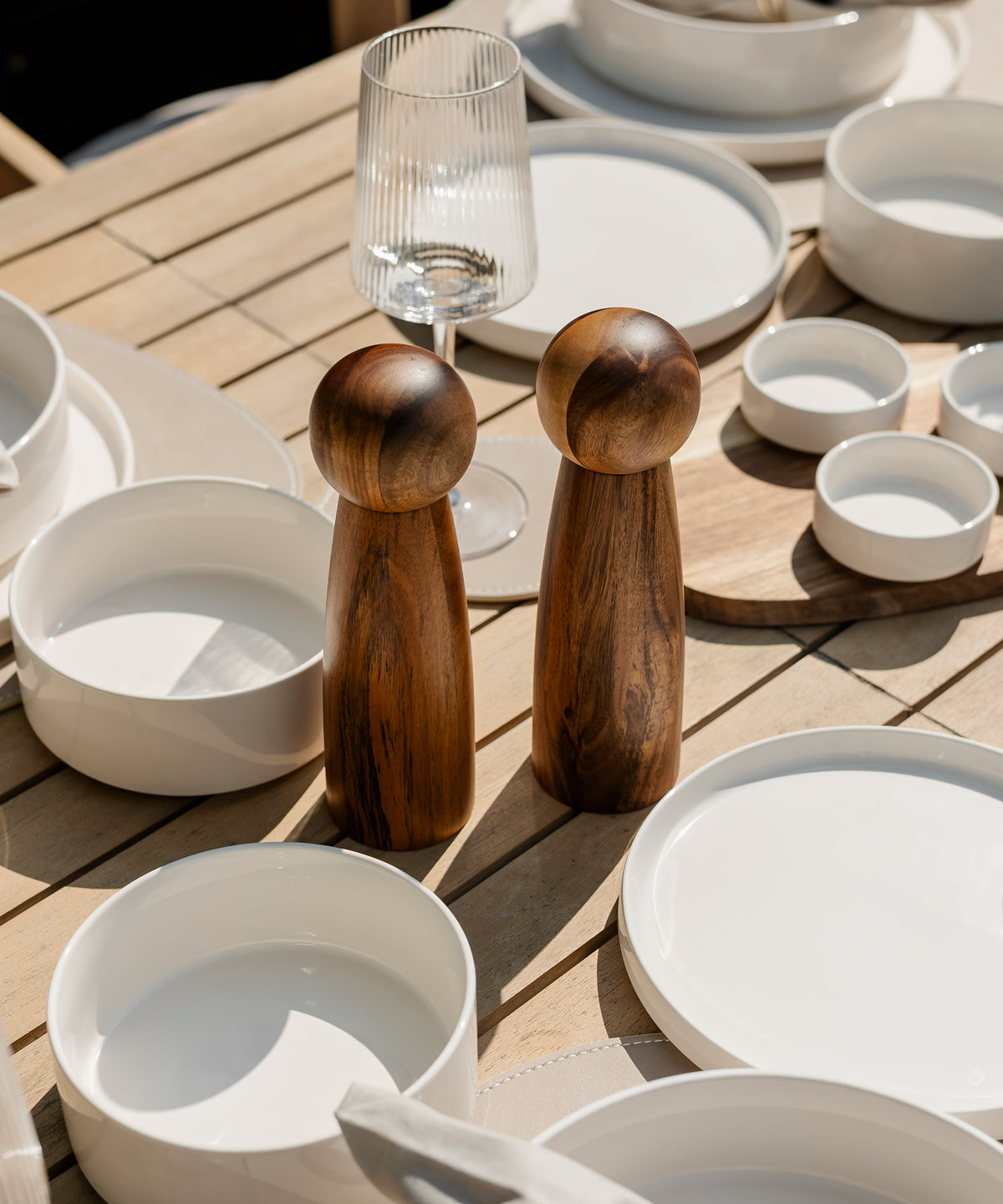 Salz- und Pfeffermühle im modernen Design aus der Serie Balou – Detailansicht