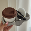 To-Go Becher Silikon-Deckel im 2er Set Braun | Brooklyn