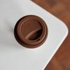 To-Go Becher Silikon-Deckel im 2er Set Braun | Brooklyn