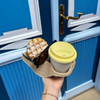 To-Go Becher Silikon-Deckel im 2er Set Butter Lemon | Brooklyn