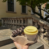To-Go Becher Silikon-Deckel im 2er Set Butter Lemon | Brooklyn