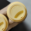 To-Go Becher Silikon-Deckel im 2er Set Butter Lemon | Brooklyn
