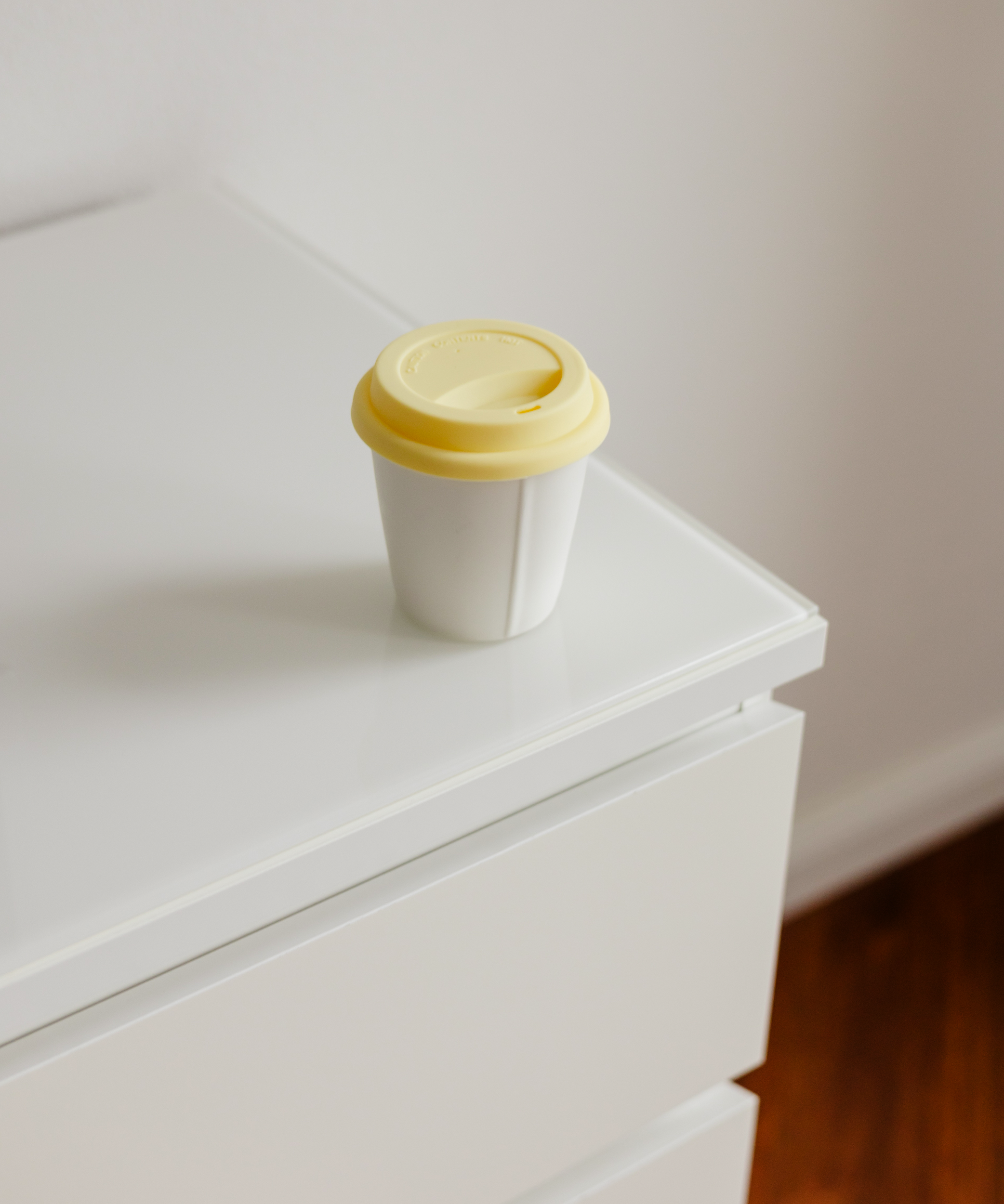 To-Go Becher Silikon-Deckel im 2er Set Butter Lemon | Brooklyn