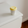 To-Go Becher Silikon-Deckel im 2er Set Butter Lemon | Brooklyn