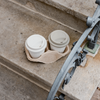 To-Go Becher Silikon-Deckel im 2er Set Greige | Brooklyn