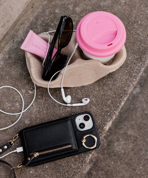 To-Go Becher Silikon-Deckel im 2er Set Pink aus der Serie Brooklyn – Materialdetail