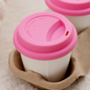 To-Go Becher Silikon-Deckel im 2er Set Pink | Brooklyn