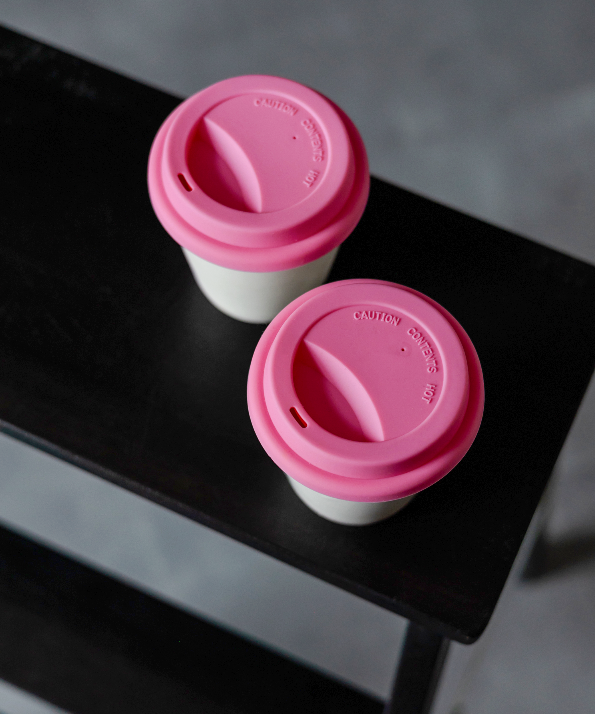 To-Go Becher Silikon-Deckel im 2er Set Pink | Brooklyn
