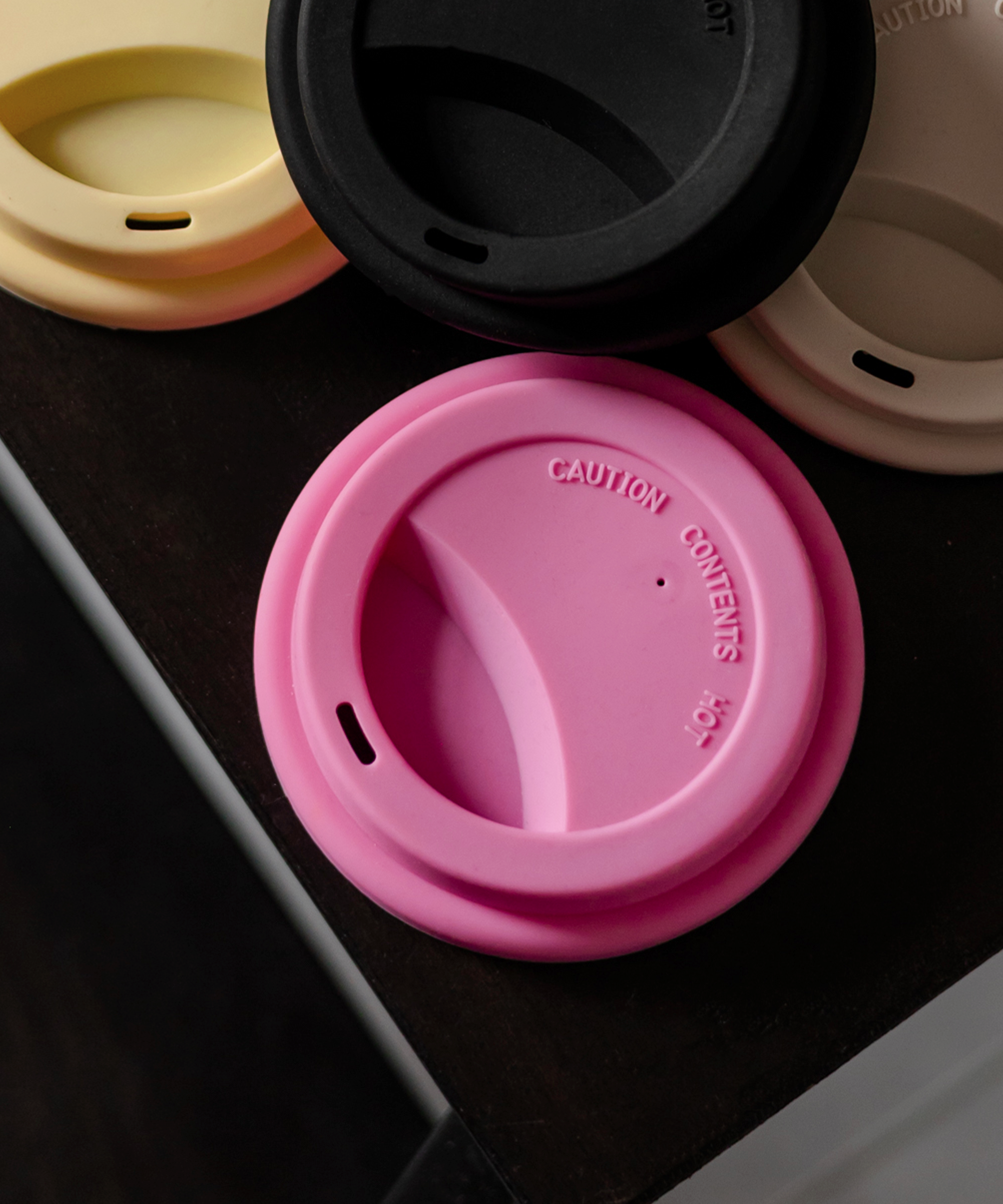 To-Go Becher Silikon-Deckel im 2er Set Pink | Brooklyn