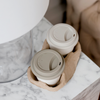 To-Go Becher Silikon-Deckel im 2er Set Taupe | Brooklyn