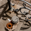 To-Go Becher Silikon-Deckel im 2er Set Taupe | Brooklyn