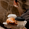 To-Go Becher Silikon-Deckel im 2er Set Schwarz | Brooklyn