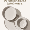 Geschirrset Cremeweiß | Nia - 6 Personen (24-teilig)