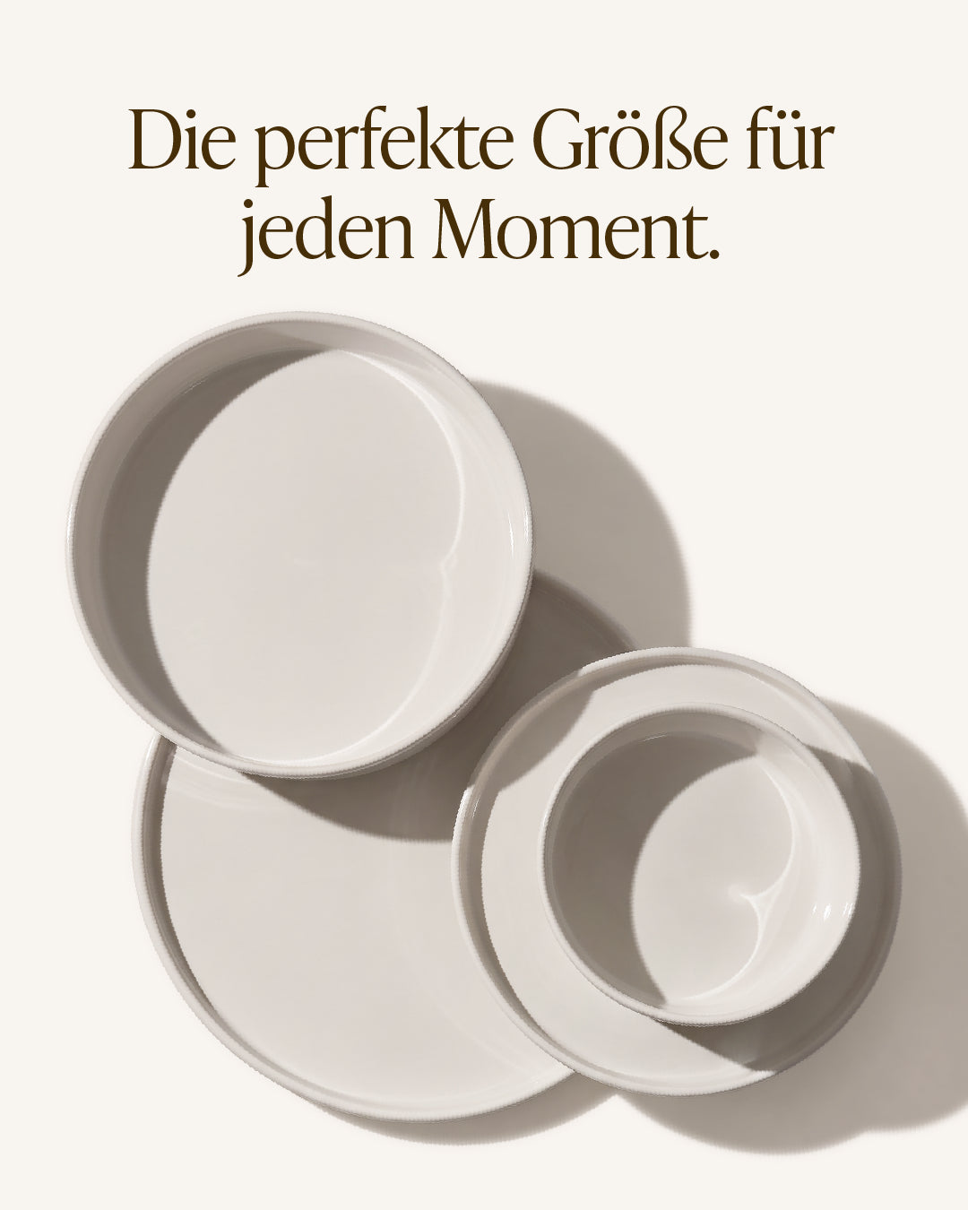 Geschirrset Cremeweiß | Nia