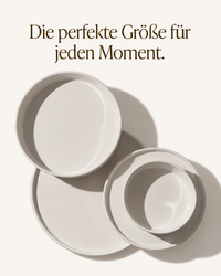 Geschirrset Cremeweiß | Nia