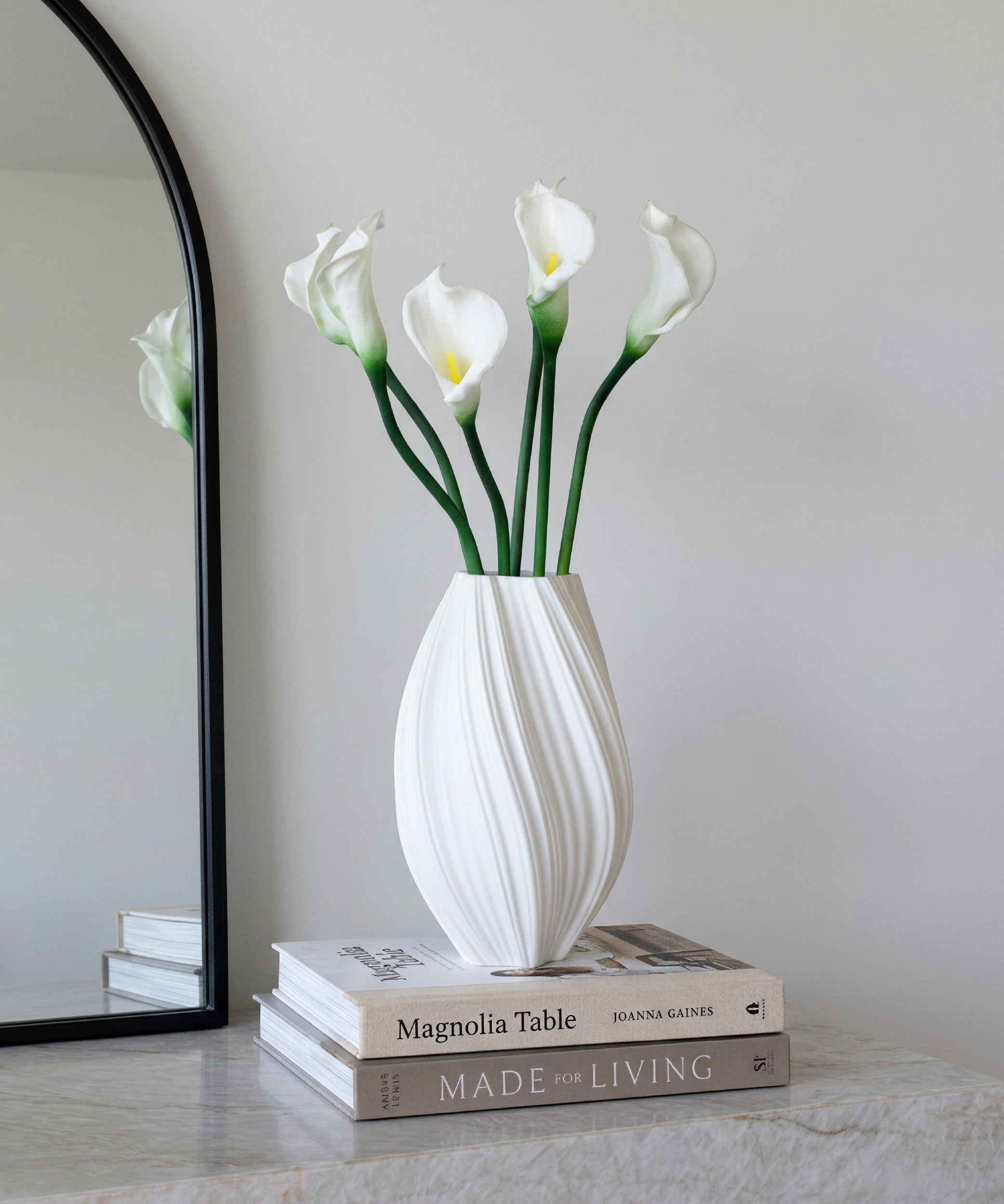 Calla-Lilie 6er Bouquet in Weiß | Bloom