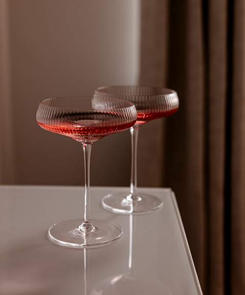Geriffeltes Champagnerglas | Paris