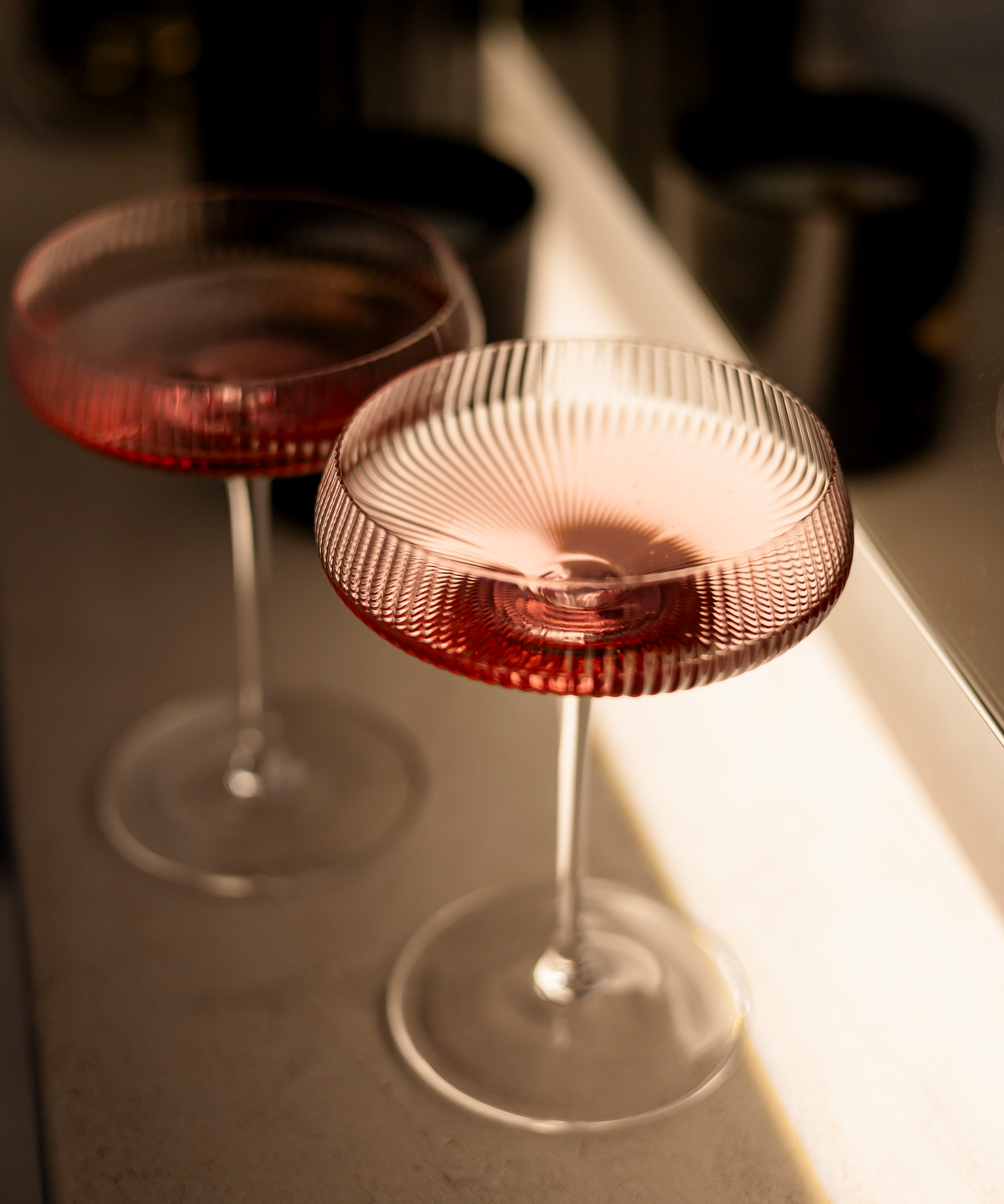 Geriffeltes Champagnerglas | Paris