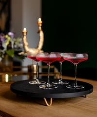 Geriffeltes Champagnerglas | Paris