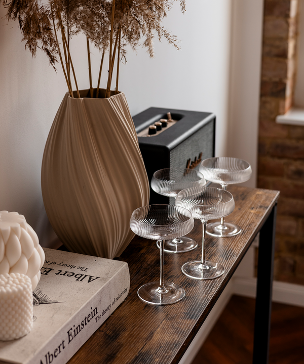 Geriffeltes Champagnerglas | Paris
