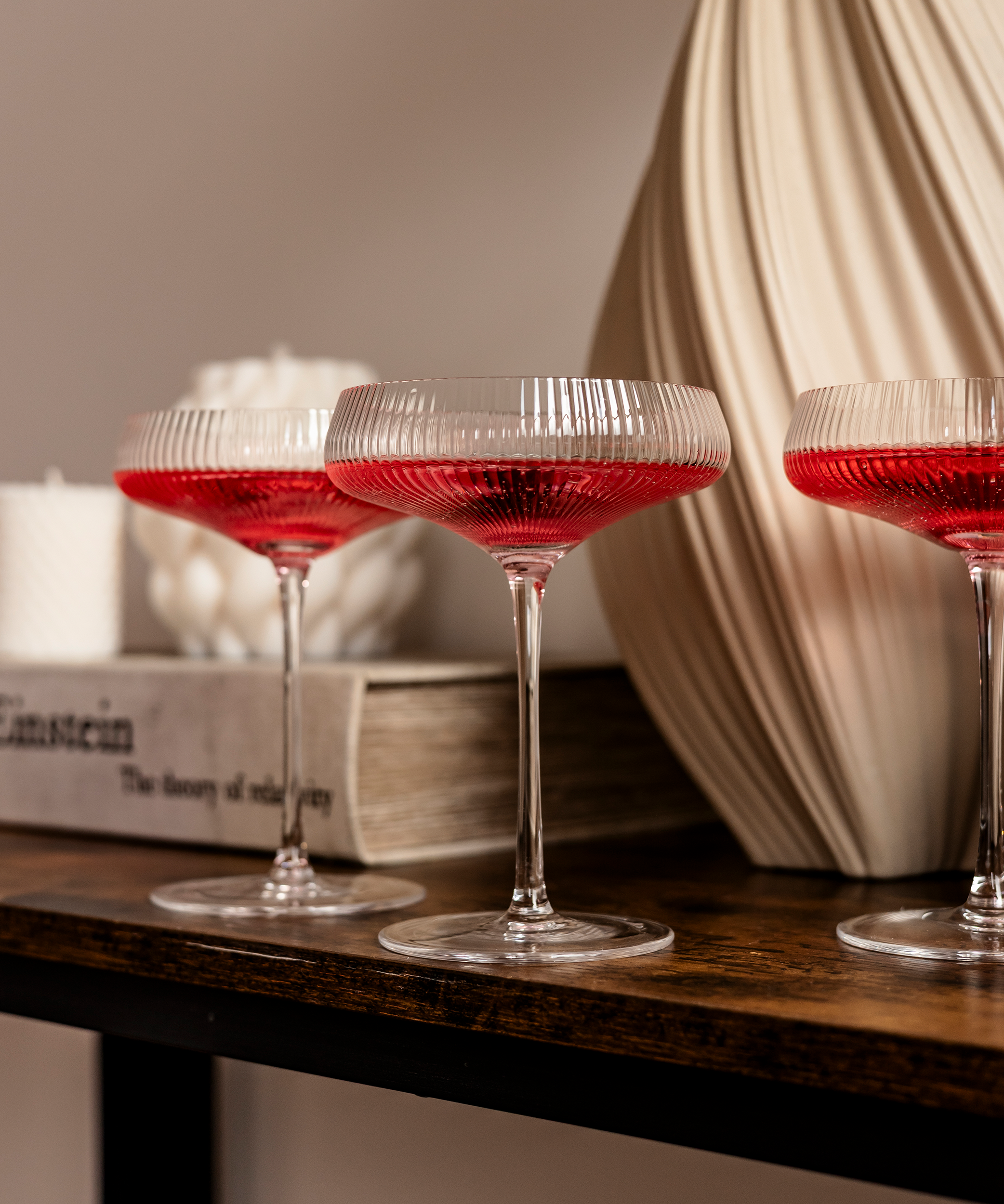 Geriffeltes Champagnerglas | Paris