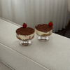Dessert Schale aus Glas | Drapé