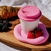 To-Go Becher Silikon-Deckel im 2er Set Pink | Brooklyn