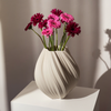 Große Keramik Vase in Beige | Flora