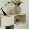 Kleine Keramik Vase in Beige | Flora
