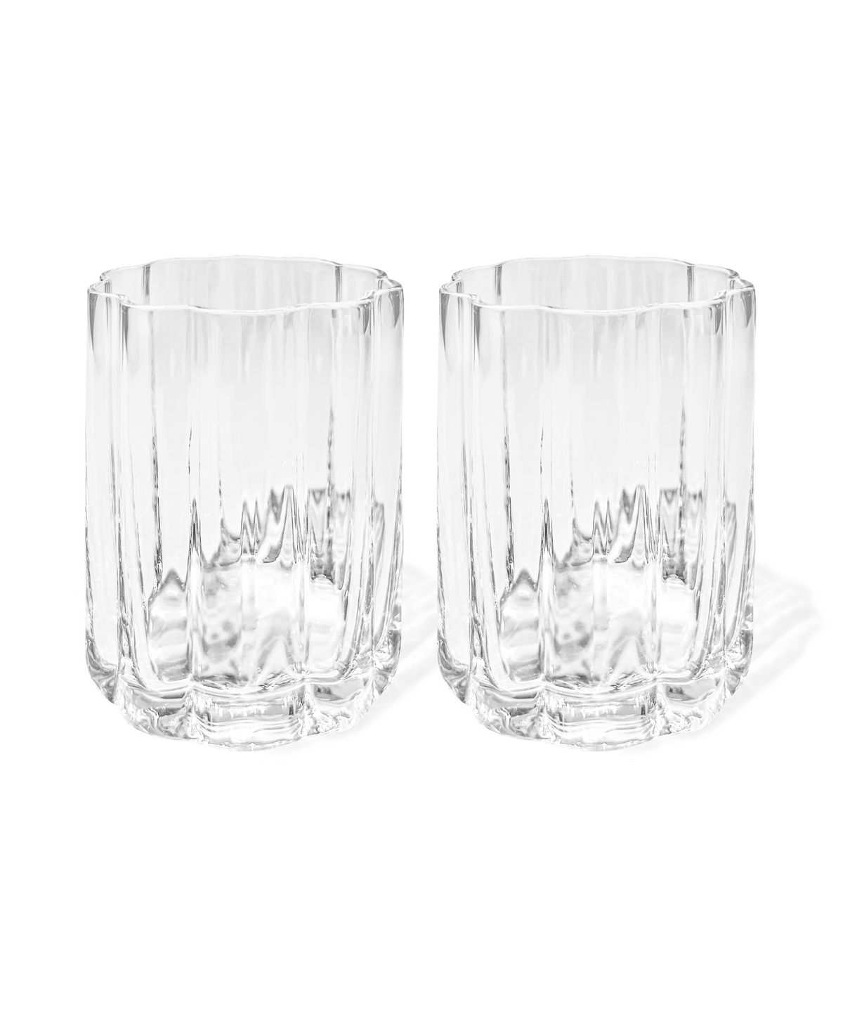 Großes Glas Blumen-Design