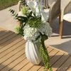Green Silence 9er Bouquet in Weiß & Grün | Bloom