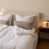 Musselin Kissenbezug 40×80cm in Taupe | Haven
