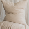 Beige Musselin Einzelbettwäsche | Haven