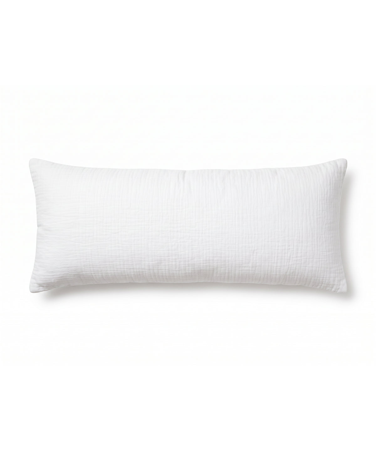 Musselin Kissenbezug 40×80cm in Weiß – haven collection von 7 O'CLOCK