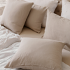 Musselin Kissenbezug 50×50cm in Beige | Haven