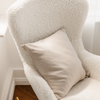 Musselin Kissenbezug 50×50cm in Beige | Haven