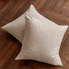 Musselin Kissenbezug 50×50cm in Beige | Haven